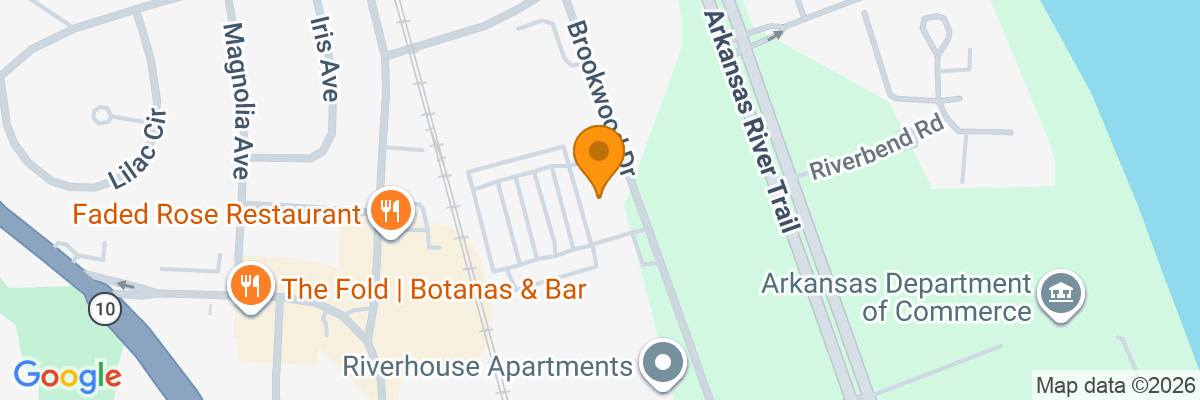 Map showing facility locations